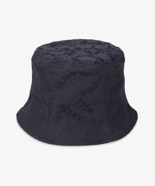 OVERRIDE(オーバーライド)の「OVERRIDE JACQUARD BUCKET TULIP(ハット・レディース・ネイビー/レッド系/ブラック・M/57.5cm)」の7枚目の写真