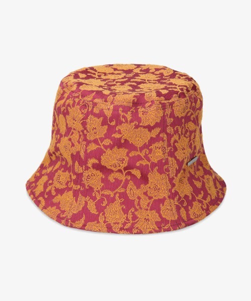 OVERRIDE(オーバーライド)の「OVERRIDE JACQUARD BUCKET TULIP(ハット・レディース・ネイビー/レッド系/ブラック・M/57.5cm)」の5枚目の写真