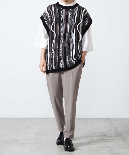 WEGO（ウィゴー）の「WEGO/スリムスラックス（スラックス・メンズ・ベージュ/ダークオレンジ/ブラック・SMALL/LARGE/MEDIUM）」の12枚目の写真