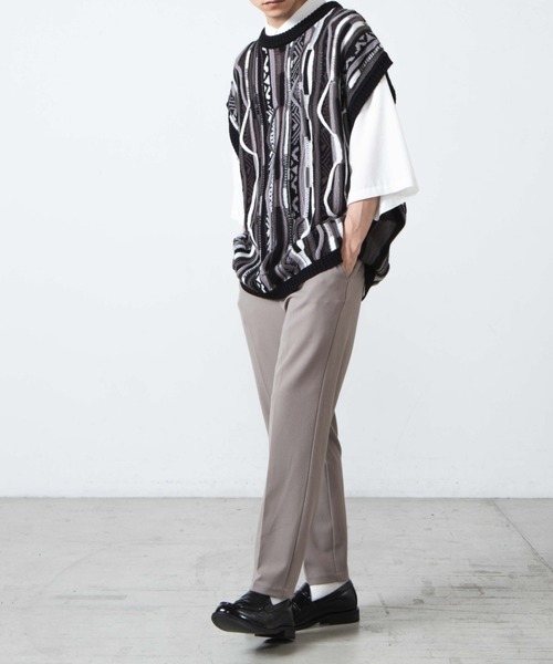 WEGO（ウィゴー）の「WEGO/スリムスラックス（スラックス・メンズ・ベージュ/ダークオレンジ/ブラック・SMALL/LARGE/MEDIUM）」の14枚目の写真