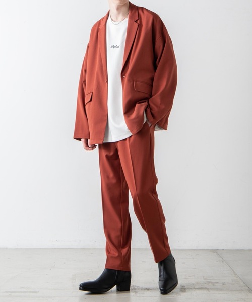 WEGO（ウィゴー）の「WEGO/スリムスラックス（スラックス・メンズ・ベージュ/ダークオレンジ/ブラック・SMALL/LARGE/MEDIUM）」の6枚目の写真