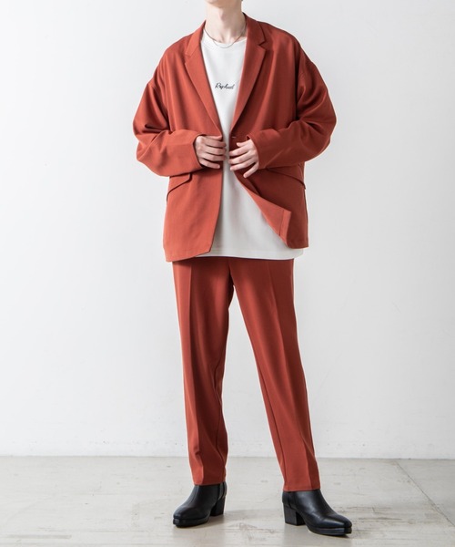 WEGO（ウィゴー）の「WEGO/スリムスラックス（スラックス・メンズ・ベージュ/ダークオレンジ/ブラック・SMALL/LARGE/MEDIUM）」の8枚目の写真