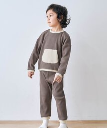 apres les cours | ゆったりワッフルパジャマ 10分丈(ルームウェア/パジャマ)