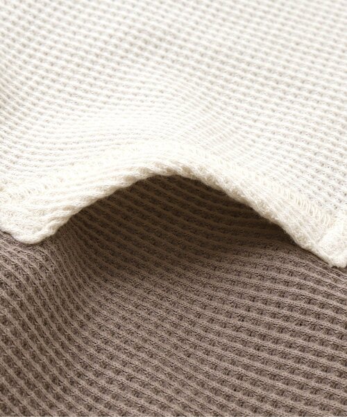 apres les cours（アプレレクール）の「/ゆったりワッフルパジャマ 10分丈（ルームウェア/パジャマ・キッズ・アイボリー/ブラウン・100/120/90/130/110/80）」の16枚目の写真