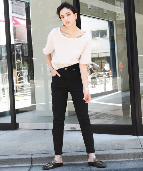 ゆたじい High Waisted Taper Jeans - Black | Levi's® US