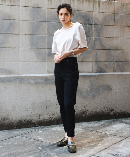 Levi's(リーバイス)の「HIGH WAISTED TAPER FLASH BLACK(デニムパンツ・レディース・ブラック・30inch/28inch/29inch/24inch/25inch/26inch/27inch/23inch)」の19枚目の写真