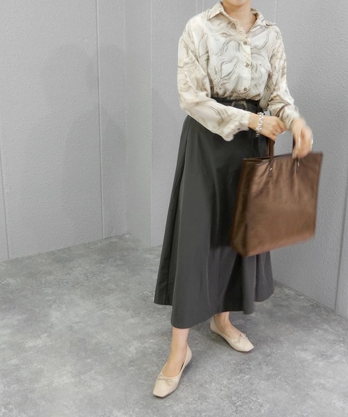 minia（ミニア）の「素材遊びがかわいいパイピングビッグトートバッグ　◆（トートバッグ・レディース・ブラウン/アニマル/モカ・FREE）」の22枚目の写真