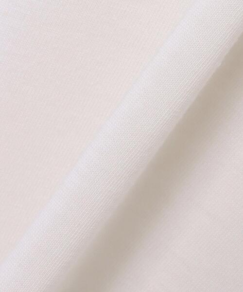 Allamanda（アラマンダ）の「NEWCatパフTシャツ（Tシャツ/カットソー・レディース・ピンク/ホワイト系その他/ピンク系/オフホワイト・M）」の8枚目の写真