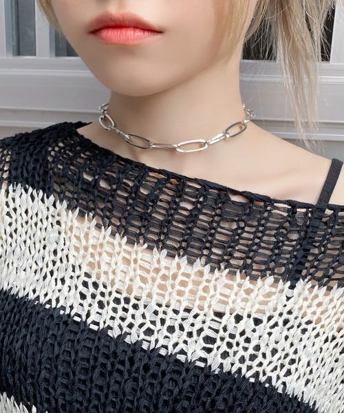 Figments(フィグメンツ)の「チェーンチョーカー(チョーカー・レディース・シルバー・FREE)」の1枚目の写真