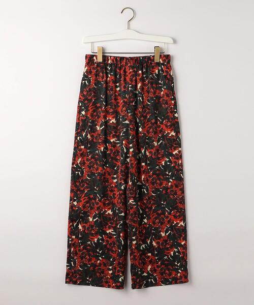 DONEEYU（ドニーユ）の「＜DONEEYU(ドニーユ)＞ フラワー プリント パンツ（その他パンツ・レディース・レッド/イエロー・38/36）」の2枚目の写真