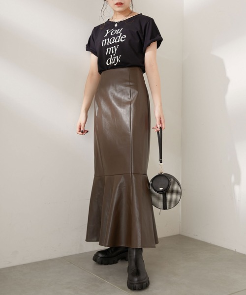 Chico（チコ）の「レザーマーメイドスカート（スカート）」 - WEAR