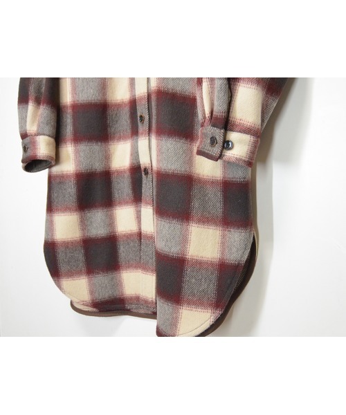 Iroquois（イロコイ）の「MULE FLANNEL CHECK CO（ステンカラーコート・メンズ・ブラウン系その他/ブラック系その他・2/1/3）」の21枚目の写真