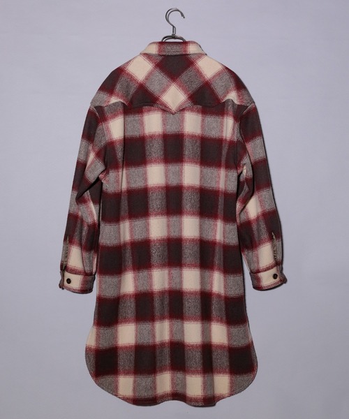 Iroquois（イロコイ）の「MULE FLANNEL CHECK CO（ステンカラーコート・メンズ・ブラウン系その他/ブラック系その他・2/1/3）」の19枚目の写真