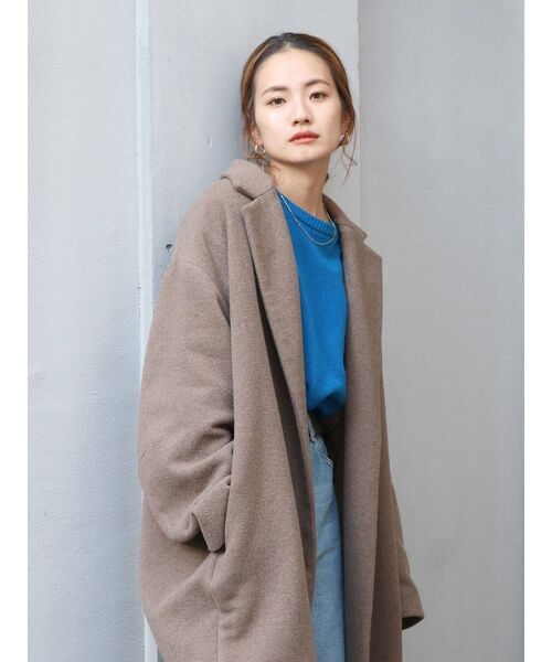 Ungrid(アングリッド)の「ラムウールクルーネックニット(ニット/セーター・レディース・ライトグレー/グリーン系その他/ブルー/パープル・FREE)」の6枚目の写真