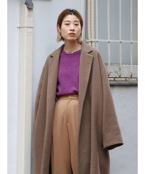 Ungrid(アングリッド)の「ラムウールクルーネックニット(ニット/セーター・レディース・ライトグレー/グリーン系その他/ブルー/パープル・FREE)」の7枚目の写真