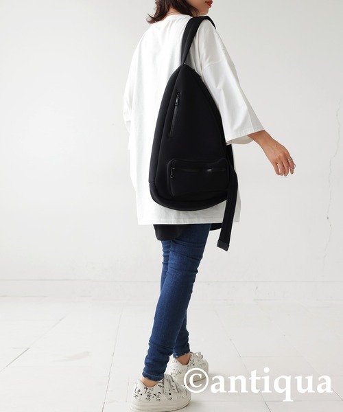 antiqua（アンティカ）の「レイヤードキャミソール（キャミソール・レディース・オフホワイト/ブラック・FREE）」の15枚目の写真