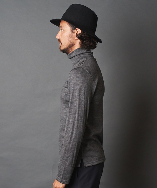 Magine(マージン)の「WOOL JERSEY TURTLE/N L/S ウールジャージ タートルネック ロングスリーブ(Tシャツ/カットソー・メンズ・ネイビー/チャコールグレー/ボルドー/ブラック・46/44/48)」の22枚目の写真