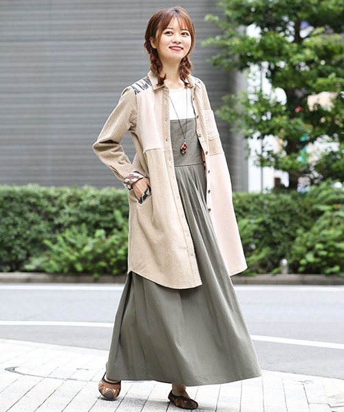 チチカカ（チチカカ）の「パウアシェルパネルネックレス（ネックレス・レディース・ネイビー/ボルドー/マスタード・FREE）」の6枚目の写真