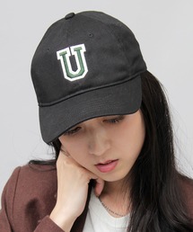 UNIVERSAL OVERALL | 【 UNIVERSAL OVERALL / ユニバーサルオーバーオール 】 ロゴ刺繍 コットン ローキャップ / ワッペン / カレッジ(キャップ)