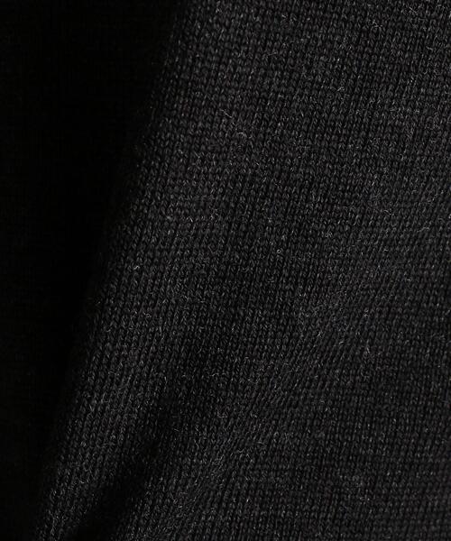 LOEFF（ロエフ）の「＜LOEFF（ロエフ）＞DRY ウール ハイネック 5分袖ニット（ニット/セーター・レディース・オフホワイト/ダークグレー・FREE）」の8枚目の写真