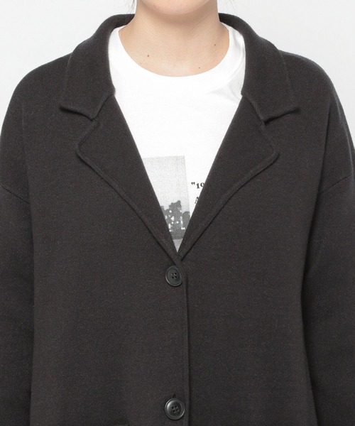 PAGEBOY（ページボーイ）の「ニットチェスターコート（その他アウター・レディース・ブラック/ブラウン系その他/グレイッシュベージュ・FREE）」の12枚目の写真