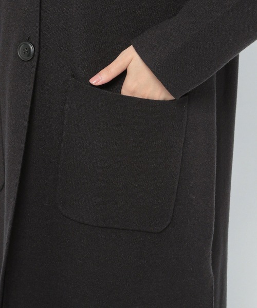 PAGEBOY（ページボーイ）の「ニットチェスターコート（その他アウター・レディース・ブラック/ブラウン系その他/グレイッシュベージュ・FREE）」の15枚目の写真