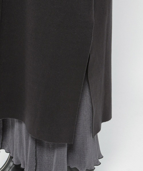 PAGEBOY（ページボーイ）の「ニットチェスターコート（その他アウター・レディース・ブラック/ブラウン系その他/グレイッシュベージュ・FREE）」の6枚目の写真