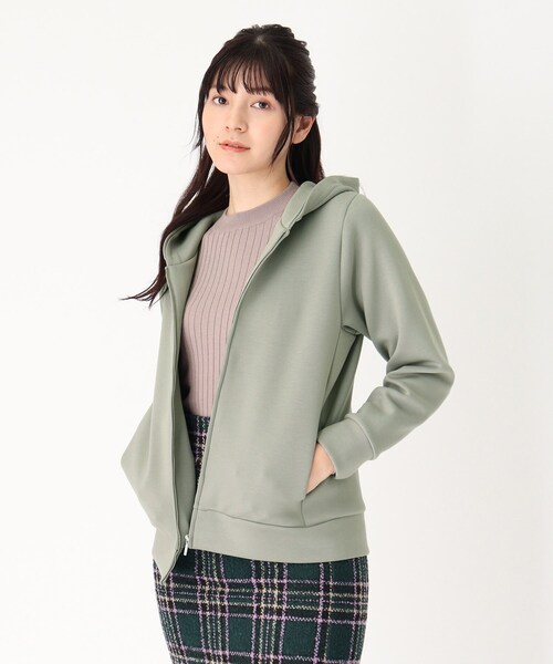 SOUP（スープ）の「◆【大きいサイズあり・13号・15号】クラッシーフーディ（パーカー・レディース・ブラック/ライトベージュ/ピンク系/サンドベージュ/ネイビー/ライトブルー・09/11/13/15 ）」の5枚目の写真