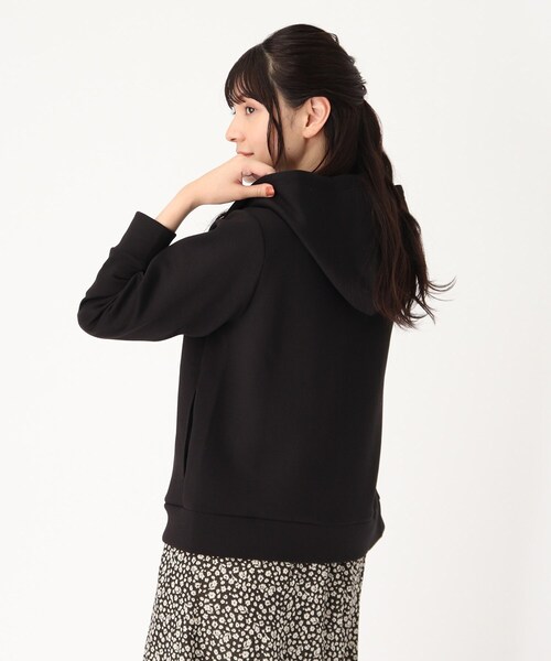 SOUP（スープ）の「◆【大きいサイズあり・13号・15号】クラッシーフーディ（パーカー・レディース・ブラック/ライトベージュ/ピンク系/サンドベージュ/ネイビー/ライトブルー・09/11/13/15 ）」の2枚目の写真