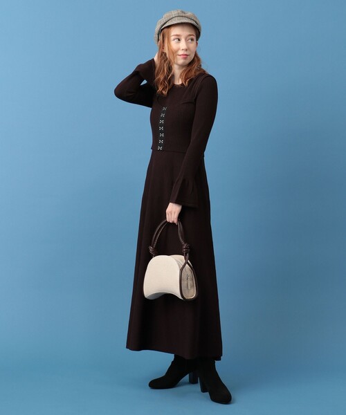 DEICY（デイシー）の「ビスチェセットフレアワンピース（ワンピース 