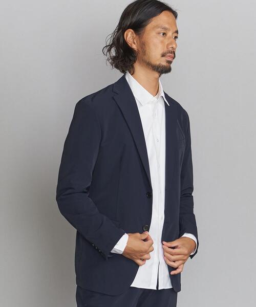 ナイロンジャケット ユナイテッドアローズ ビューティー&ユース ネイビー 薄手 ビューティー＆ユース ユナイテッドアローズのナイロン