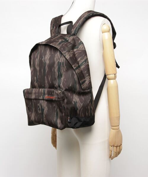 Carhartt WIP(カーハートダブリューアイピー)の「Carhartt WIP/カーハートダブリューアイピー バックパック PAYTON 18.4L I026877(バックパック/リュック・メンズ・グレー系その他/ブラック×ブラック・18L)」の4枚目の写真