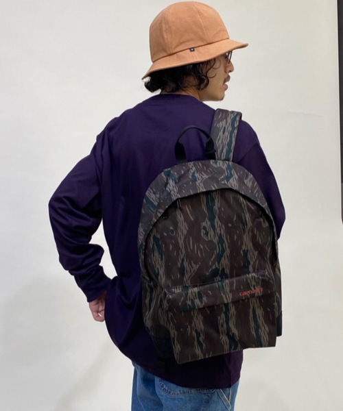 Carhartt WIP(カーハートダブリューアイピー)の「Carhartt WIP/カーハートダブリューアイピー バックパック PAYTON 18.4L I026877(バックパック/リュック・メンズ・グレー系その他/ブラック×ブラック・18L)」の8枚目の写真