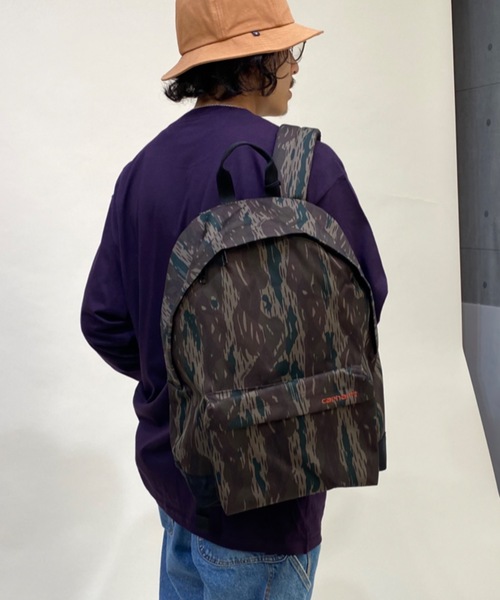 Carhartt WIP(カーハートダブリューアイピー)の「Carhartt WIP/カーハートダブリューアイピー バックパック PAYTON 18.4L I026877(バックパック/リュック・メンズ・グレー系その他/ブラック×ブラック・18L)」の7枚目の写真