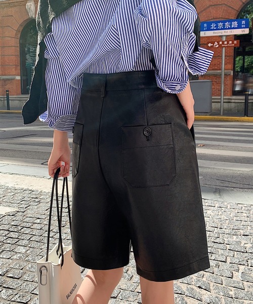 MAISON DE THERESE（メゾン ド テレーズ）の「ハイウエスト　ショートパンツ（その他パンツ・レディース・ブラック/ベージュ/グリーン・LARGE/MEDIUM）」の8枚目の写真