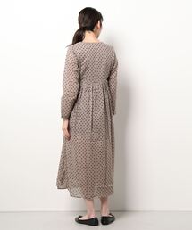 ヌキテパ　大人ガーリー　カシュクール　ラップ　コットン レース　ロングワンピース 美品】ヌキテパ カシュクール レース ロングワンピース パープル