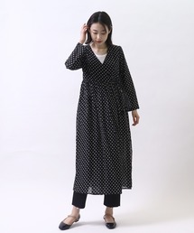 ヌキテパ 大人ガーリー カシュクール ラップ コットン レース ロングワンピース 60830026b_b_05_215.jpg