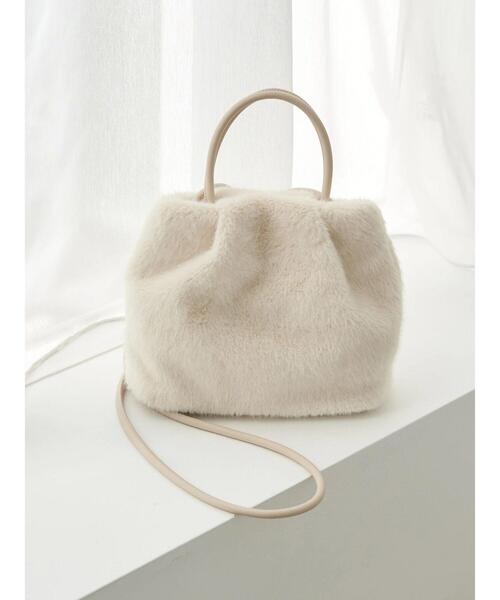 earth music&ecology（アースミュージックアンドエコロジー）の「ファーミニバッグ（トートバッグ・レディース・ブラウン/ブルー/アイボリー・FREE）」の14枚目の写真