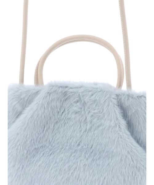 earth music&ecology（アースミュージックアンドエコロジー）の「ファーミニバッグ（トートバッグ・レディース・ブラウン/ブルー/アイボリー・FREE）」の21枚目の写真