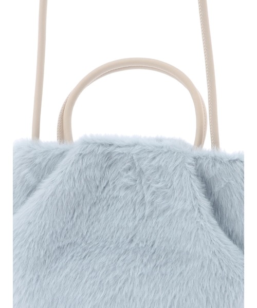 earth music&ecology（アースミュージックアンドエコロジー）の「ファーミニバッグ（トートバッグ・レディース・ブラウン/ブルー/アイボリー・FREE）」の9枚目の写真