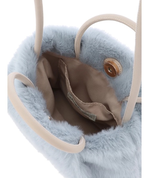 earth music&ecology（アースミュージックアンドエコロジー）の「ファーミニバッグ（トートバッグ・レディース・ブラウン/ブルー/アイボリー・FREE）」の8枚目の写真