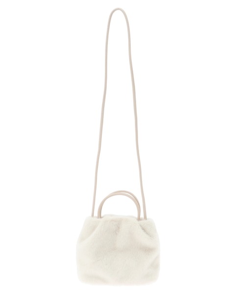 earth music&ecology（アースミュージックアンドエコロジー）の「ファーミニバッグ（トートバッグ・レディース・ブラウン/ブルー/アイボリー・FREE）」の4枚目の写真