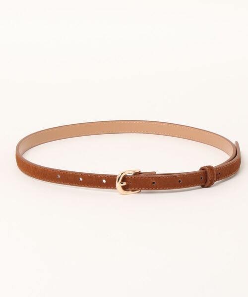 VIS（ビス）の「15mm幅ハラコ調アソートベルト（ベルト・レディース・ブラウン/その他・FREE）」の5枚目の写真