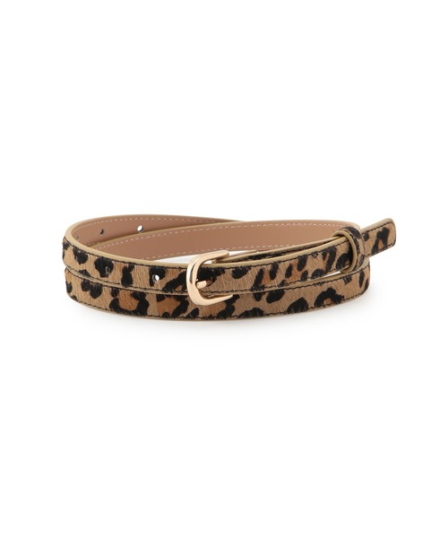 VIS（ビス）の「15mm幅ハラコ調アソートベルト（ベルト・レディース・ブラウン/その他・FREE）」の4枚目の写真