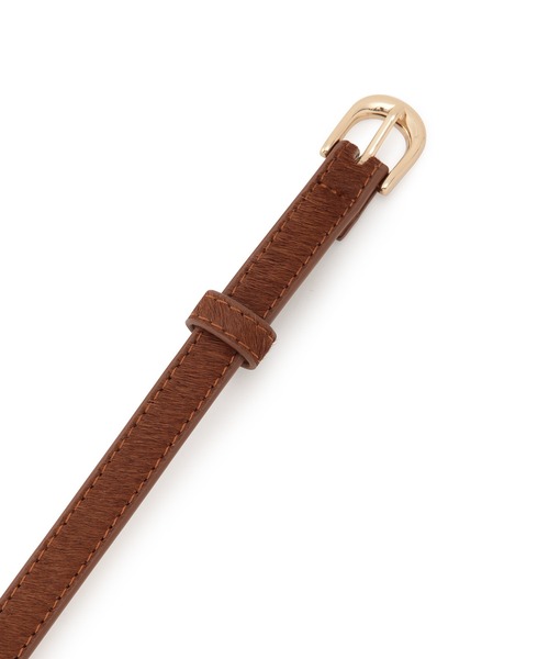 VIS（ビス）の「15mm幅ハラコ調アソートベルト（ベルト・レディース・ブラウン/その他・FREE）」の7枚目の写真