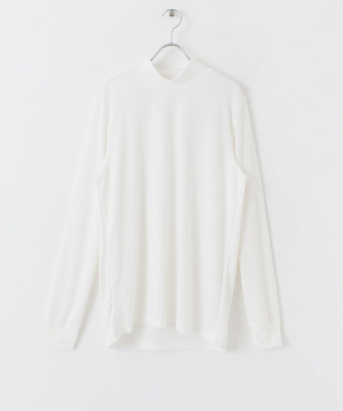 SENSE OF PLACE by URBAN RESEARCH（センスオブプレイスバイアーバンリサーチ）の「キモウポンチモックネックTシャツ（Tシャツ/カットソー・メンズ・ホワイト/ライトブルー/ブラック・MEDIUM/LARGE）」の18枚目の写真