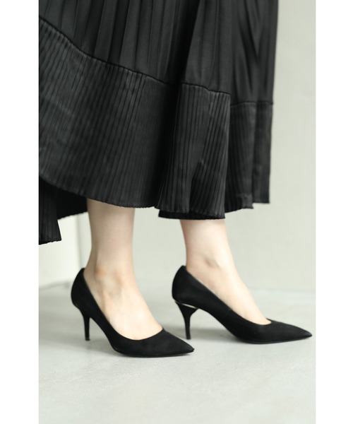 cawaii（カワイイ）の「（黒）2種プリーツが弾むランダム裾ミディアムスカート（スカート・レディース・ブラック・FREE）」の4枚目の写真