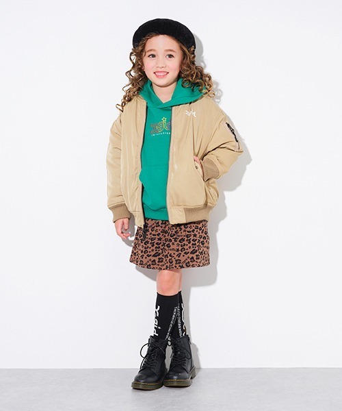 X-girl Stages（エックスガールステージス）の「アニマル総柄裏毛