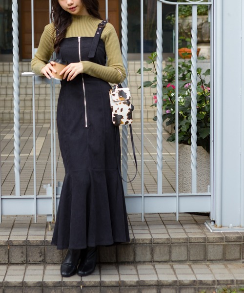 SpRay（スプレイ）の「フロントジップマーメイドジャンパースカート