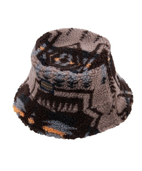 PENDLETON（ペンドルトン）の「ジャガードボアハット（ハット・レディース・ブラック/オフホワイト/グレー系その他・FREE）」の3枚目の写真